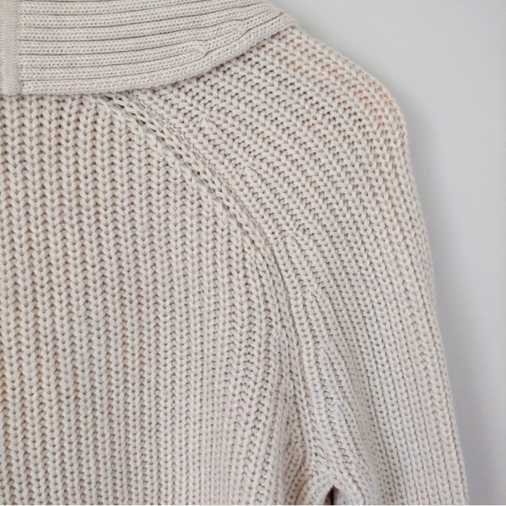 Aritzia Wilfred Tisserand Long Rib Knit Cardigan Sweater Merino Wool Size S - Picture 10 of 15